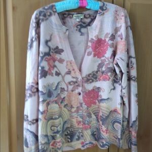 One World Floral Sweater XL